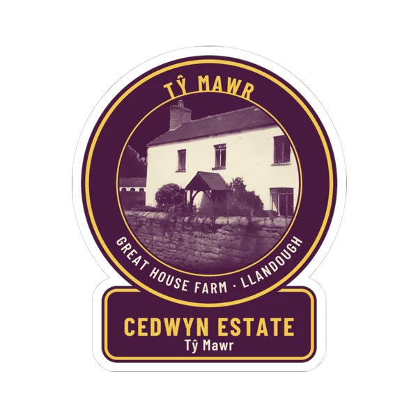 Tŷ Mawr Badge Sticker